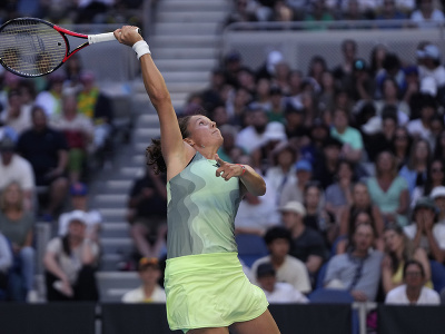 Ruská tenistka Daria Kasatkinová počas Australian Open 2024