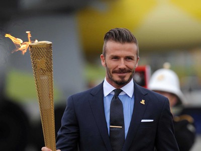 Beckham privítal olympijský oheň na pôde Veľkej Británie