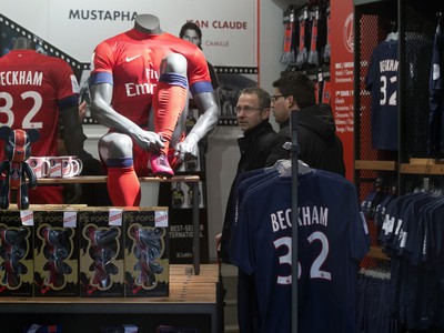 David Beckham spôsobil v Paríži veľký rozruch