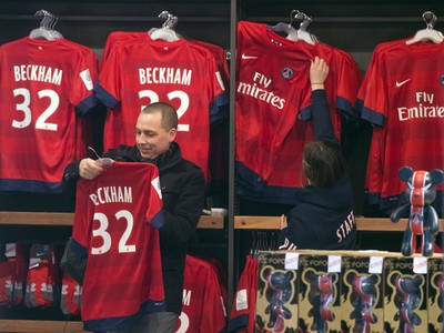 David Beckham spôsobil v Paríži veľký rozruch