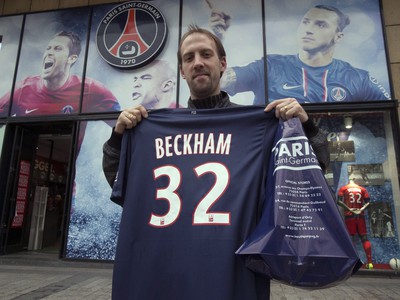David Beckham spôsobil v Paríži veľký rozruch