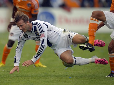 David Beckham vo svojom poslednom zápase za LA Galaxy