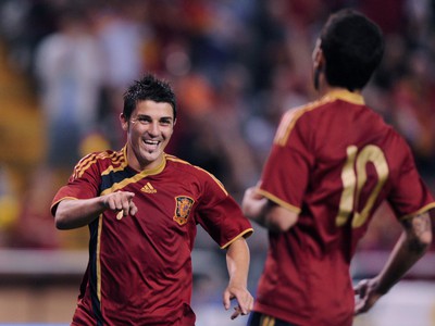 David Villa a Cesc