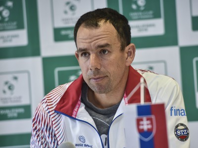 Kapitán daviscupového tímu Slovenska Dominik Hrbatý