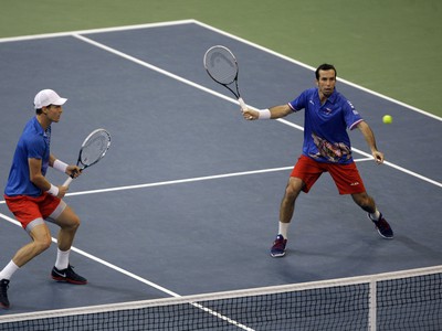 Radek Štěpánek a Tomáš Berdych