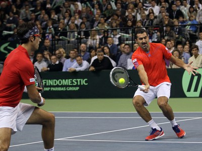 Nenad Zimonjic a Ilija Bozoljac