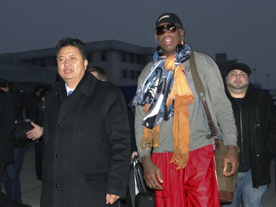 Dennis Rodman so severokórejským