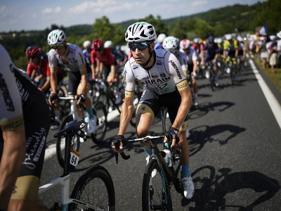 Španiel Mikel Landa počas deviatej etapy Tour