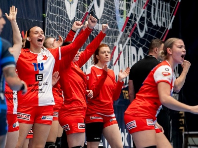 Hráčky DHC Slavia Praha