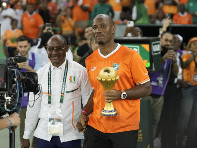 Finále Afrického pohára národov sledoval aj Didier Drogba