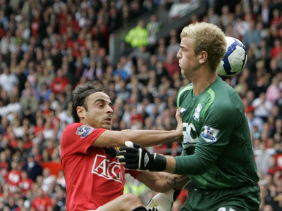 Dimitar Berbatov a Joe Hart
