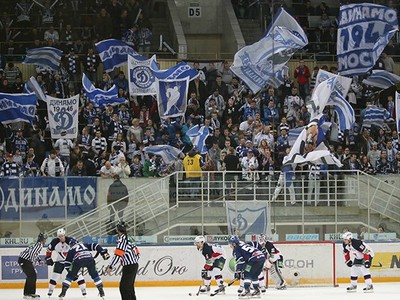 Momentka zo zápasu Dinamo Moskva - Slovan Bratislava