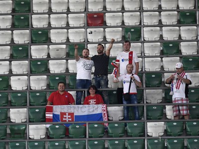 Fanúšikovia Trenčína v odvetnom zápase 3. predkola Ligy majstrov
