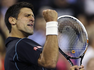 Novak Djokovič v zápase