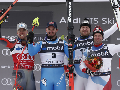 Taliansky lyžiar Dominik Paris triumfoval v sobotnom druhom zjazde Svetového pohára v nórskom stredisku Kvitfjell