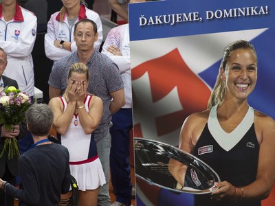 Dominika Cibulková so slzami