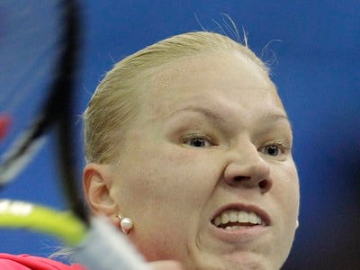 Kaia Kanepi počas moskovského finále