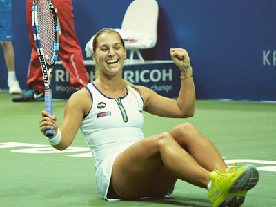 Dominika Cibulková oslavuje titul na Katovice Open