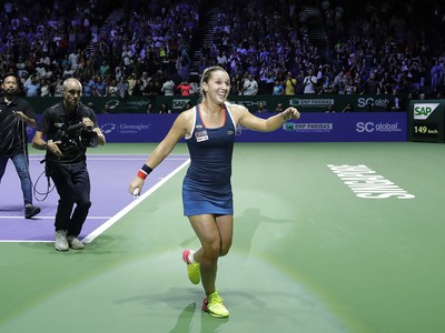 Slovenská tenistka Dominika Cibulková uteká za svojím manželom a trénerom 