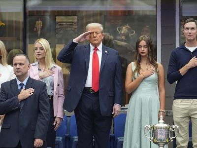 Americký prezident Donald Trump sa osobne zúčastnil finále US Open