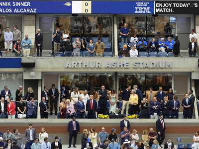 Americký prezident Donald Trump sa osobne zúčastnil finále US Open
