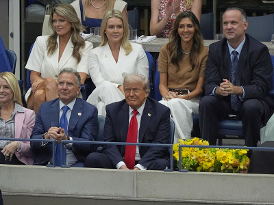 Americký prezident Donald Trump sa osobne zúčastnil finále US Open
