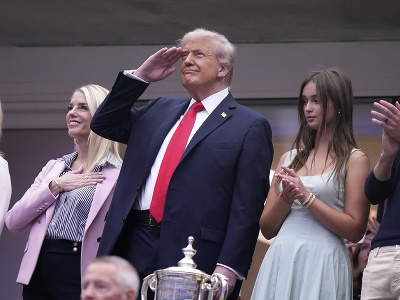 Americký prezident Donald Trump sa osobne zúčastnil finále US Open