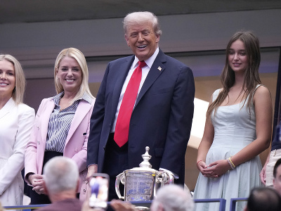 Americký prezident Donald Trump sa osobne zúčastnil finále US Open