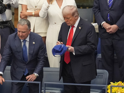Americký prezident Donald Trump sa osobne zúčastnil finále US Open