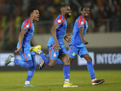 Hráči DR Kongo sa tešia po postupe do štvrťfinále Afrického pohára 2024