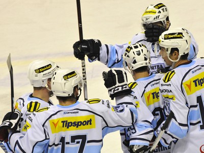 Gólové oslavy hokejistov Nitry