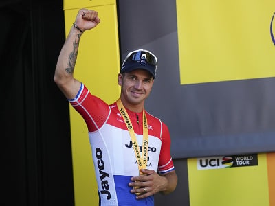  Dylan Groenewegen oslavuje