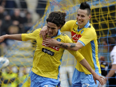 Edinson Cavani a Marek