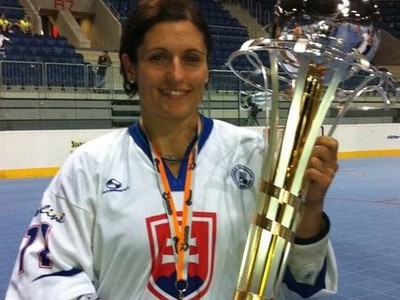Jedna z najspoľahlivejších obrankýň slovenskej ženskej hokejovej histórie Edita Raková.