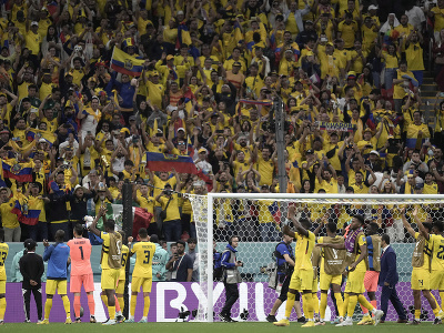 Futbalisti Ekvádoru ďakujú fanúšikom