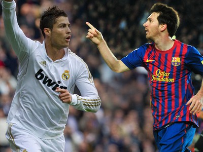 Cristian Ronaldo a Lionel Messi