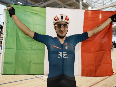 Taliansky cyklista Elia Viviani