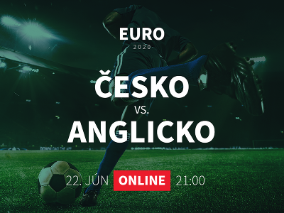 Online prenos z EURO 2020: Česko - Anglicko