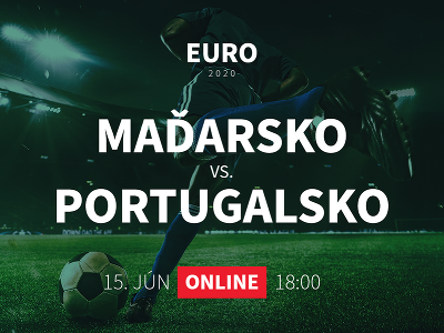 Online prenos z EURO 2020: Maďarsko - Portugalsko