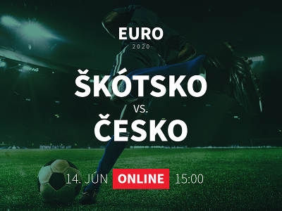 Online prenos z EURO 2020: Škótsko - Česko