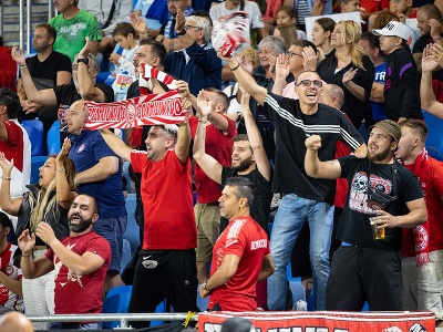 Radosť fanúšikov Olympiakos Pireus