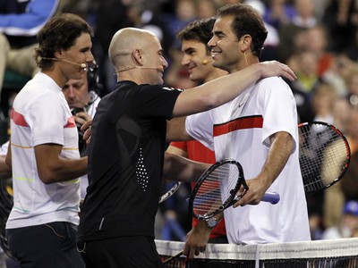 Pete Sampras, Andre Agassi,
