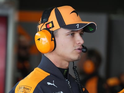 Lando Norris pred prvým