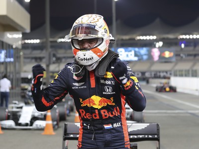 Max Verstappen reaguje po tom, ako si vyjazdil pole position