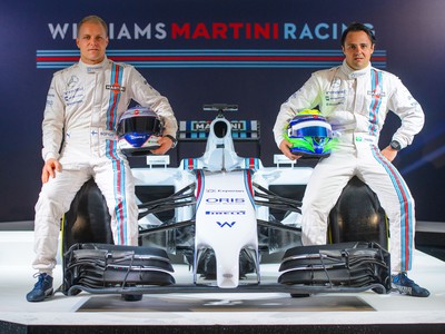 Valtteri Bottas a Felipe Massa s novým monopostom Williams