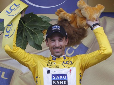 Fabian Cancellara v žltom