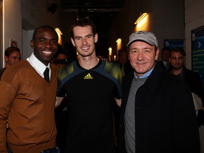 Fabrice Muamba, Andy Murray a Kevin Spacey