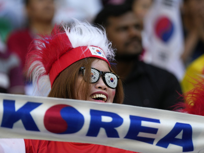 Juhokórejská fanúšička