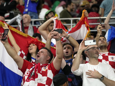 Chorvátski fanúšikovia tešia po výhre 2:1