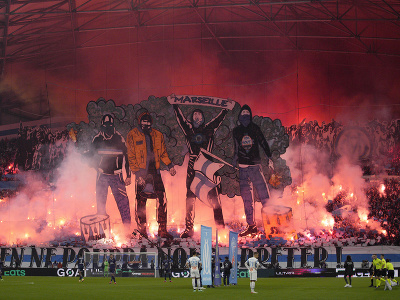 Fanúšikovia Olympique Marseille